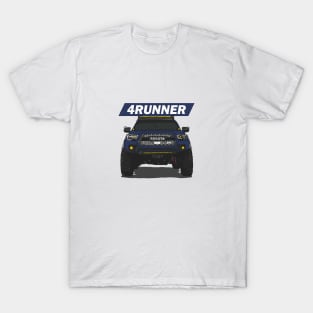 4Runner Toyota Front View - Navy T-Shirt